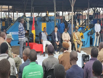 Linija ljuštenja furnira u Afriku